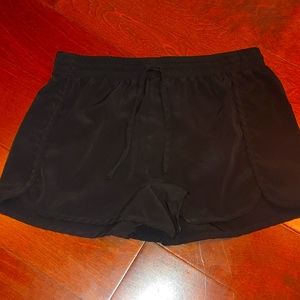 Small black athletic shorts
